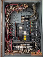 Interior photo of Federal Pacific panel in Blue Springs, MO — 64015 (39.0233N, 94.2777W)