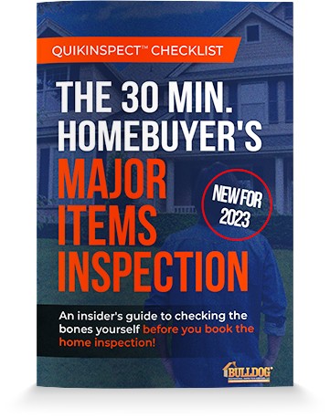 30 Min. Homebuyer's Major Items Inspection checklist