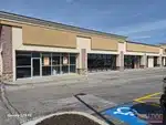 Exterior of 33-year-old strip mall commercial property in Lee's Summit, MO — 64063
