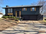 Exterior of 54-year-old split-level in Glendale Gardens subdivision of Independence, MO 64055