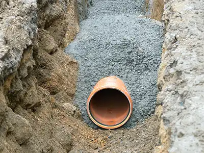 clay sewer line plumbing system