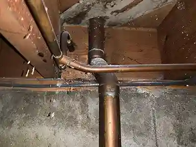 copper drain pipes