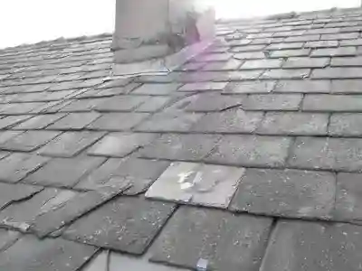 loose slate roof tiles