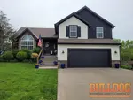 home-inspector-kansas-city-mo-10751-n-laurel-ave-64157-39.02880780N-94.29723130W-bulldog-home-inspections-04-26-2025 Exterior photo of 19-year-old split-level home inspected at 10751 N Laurel Ave, Kansas City, MO 64157 (39.0288N, 94.2972W)