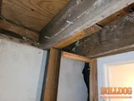A photo of improperly installed foundation I-beams at a 95-year-old ranch home in South Cass County just south of MO-2 in Cleveland, MO (38.6043N, 94.5929W)