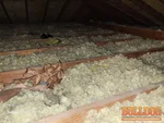 Low attic insulation depth in ranch in Elm Grove subdivision of Independence, MO — 64058 (39.137711N, 94.357115W)
