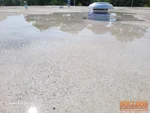 ponding-at-tpo-flat-roof-kansas-city-mo-5000-e-59th-st-64130-39.01865270N-94.52734430W-bulldog-home-inspections-20250910_112331 Ponding water on flat TPO roof of commercial building in Cunningham Plaza area of Kansas City, MO — 64130 (39.0187N, 94.5273W)