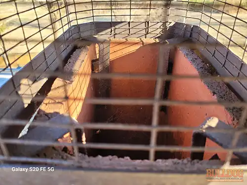 missing-metal-liner-clay-flue-close-up-grandview-mo-13609-cypress-ave-64030-38.87782100N-94.54096820W-bulldog-home-inspections-20251222_143812 Missing metal liner clay flue close-up - Stomp's John M, Grandview, MO - December 2025