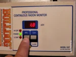 radon-testing-overland-park-ks-14808-carter-rd-66221-38.85760500N-94.69775150W-bulldog-professional-inspection-services-20251201_131454 Radon test result of 1.8 at 21-year-old 1.5-story home in Windsor Hills subdivision of Overland Park, KS — 66221 (38.8576N, 94.6978W)