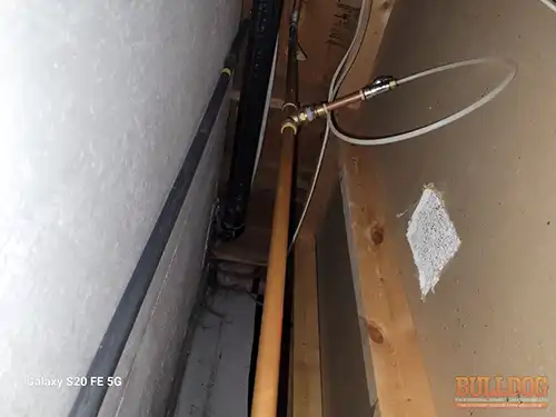 Water leaking in basement wall cavity - Southdowns, Olathe, KS - December 2025 - 39-year-old split-level