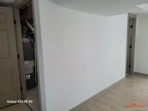 Image of wall with no makeup air vents in Village Heights subdivision of Buckner, MO 64016