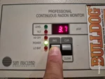Low radon test result of 3.7 pCi/L at 6-year-old reverse 1.5-story home in Grayleigh Park subdivision of Grain Valley, MO — 64029