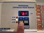 Low radon test result of 2.1 pCi/l at 66-year-old ranch in Salisbury Hills subdivision of Independence, MO — 64056