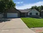 Exterior of 36-year-old ranch-style home in Seville at Camden Place subdivision of Olathe, KS — 66061